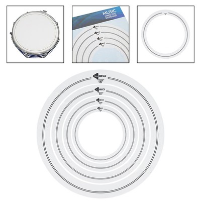 Hochwertige Drum Tone Control Solutions Set mit vier effektiven Muffelringen