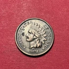(1) Beautiful Antique 1872 Indian Head Cent/Penny XF-EXTRA FINE BETTER DATE