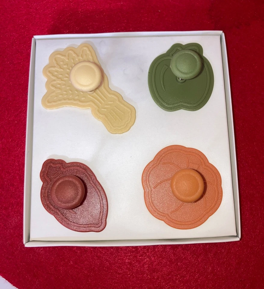 Williams Sonoma ACCIÓN DE GRACIAS Juego de cortadores de galletas piecrust pavo calabaza bellota Foto 3 de 4