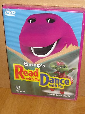Barney's Read With Me Dance With Me (DVD) 52 Minutes! BRAND