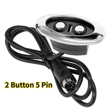 Electric Sofa Power Recliner 2 Button 5 Pin Switch Hand Control with USB Port