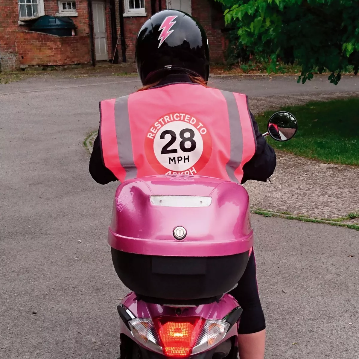 Pink hi vis motorcycle best sale vest