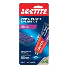 Loctite Vinyl Fabric  Plastic Repair Flexible Adhesive 1 oz, 1 Squeeze Tube