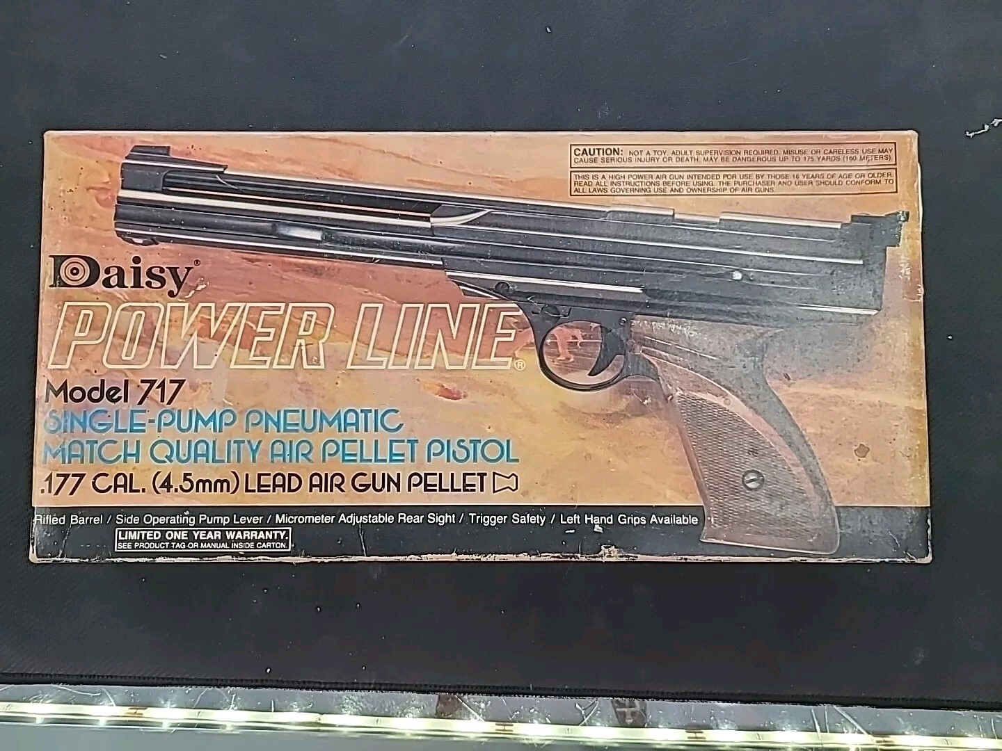 Daisy Power Line 717 Match Quality Vintage Pellet Pistol W/ BOX ...