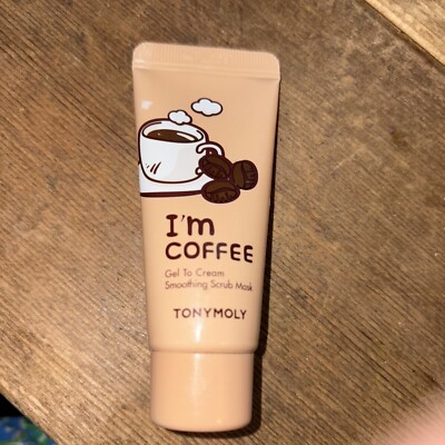 Tony Moly I'm Coffee Gel to Cream Smoothing Scrub Mask 15ml / 0.50 fl oz SEALED