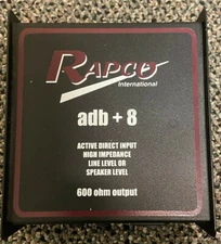 Rapco International adb+8 Active Direct Input Box