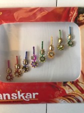 Indian Bollywood Bindi Body Jewel Self Adhesive, Crystal Forehead, Face Jewels