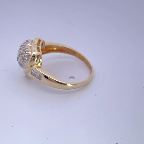 Lady's Diamond Fashion Ring 17 Diamonds .17 Carat T.W. 10K Yellow Go (MI1068225) - Picture 4 of 6
