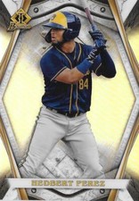 2022 Bowman #BI-8 Hedbert Perez Bowman Invicta Milwaukee Brewers Refractor