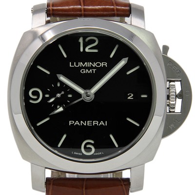 Panerai PAM00320 Luminor 1950 3-Days 44mm Stainless Steel Leather 2YrWTY  #709-2 | eBay