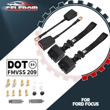 3 Point Adjustable Safety Seat Belt Strap Vehicle Belt for Ford-Focus 2000-2012