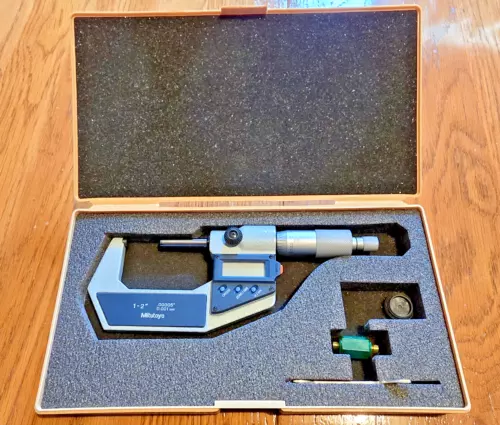 Mitutoyo 29318530 Electronic Digital Micrometer Quantumike Digimatic