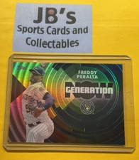 2022 Topps Series 2 Freddy Peralta Generation Now Black Parallel #ed 145/299