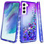 miniature 34 - For Samsung Galaxy S21 FE Bling Liquid Shiny Slim Case Cover w/ Screen Protector