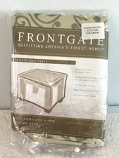 FRONTGATE Small Side Table Cover. Style #: 44107. Color: Ashley. NEW.