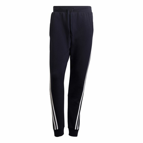 PANTALONE TUTA UOMO ADIDAS M FI PANT 3S GM6461 COTONE BLU ORIGINALE PE - Picture 5 of 5