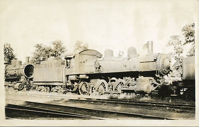 6E155 RPPC 1932/40s FS&W FORT SMITH & WESTERN RAILROAD ENGINE #11 FORT SMITH AR