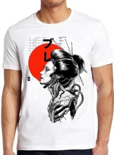 Japanese Robot Geisha Retro Cool Meme Music Movie Funny Gift Tee T Shirt C1119