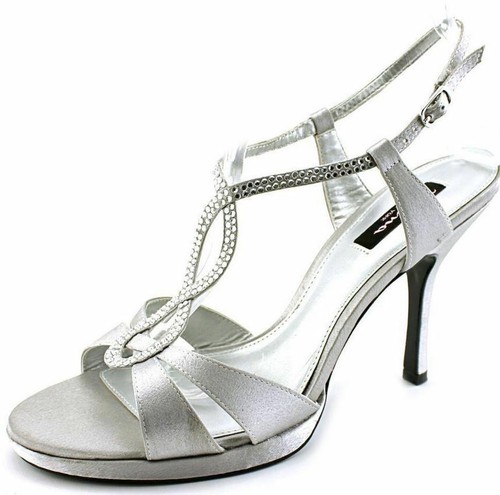 Silver box heels Clearance