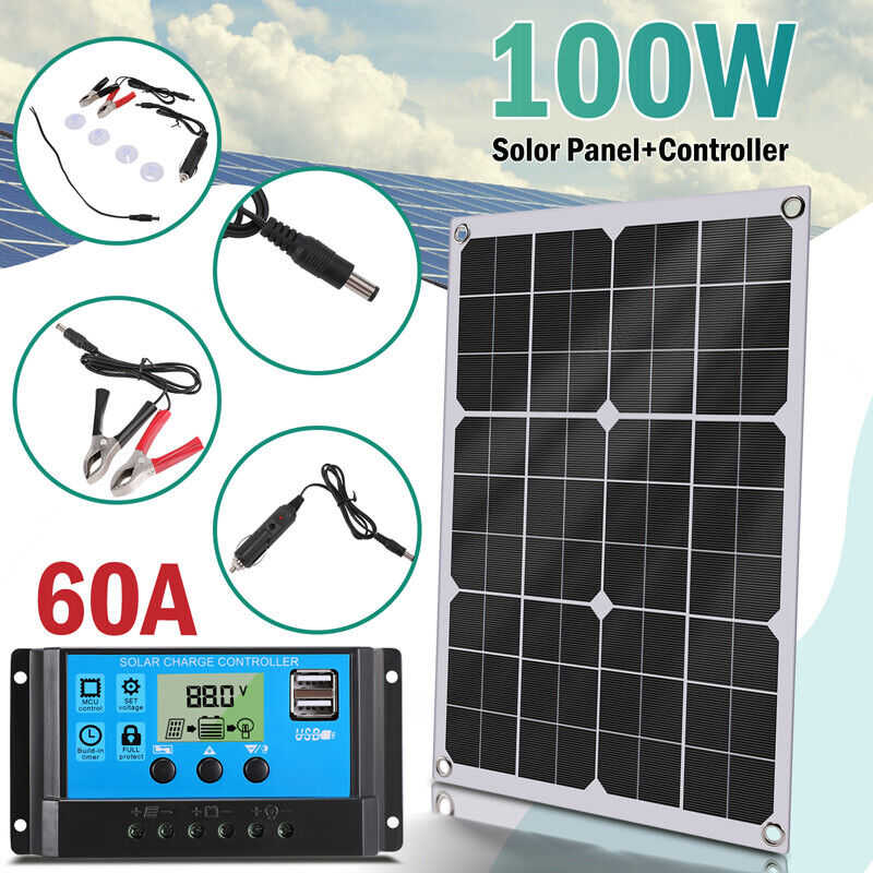 6000W Solar Panel Kit Solar Power Inverter Generator 100A Home 220V Grid System - Picture 7 of 512