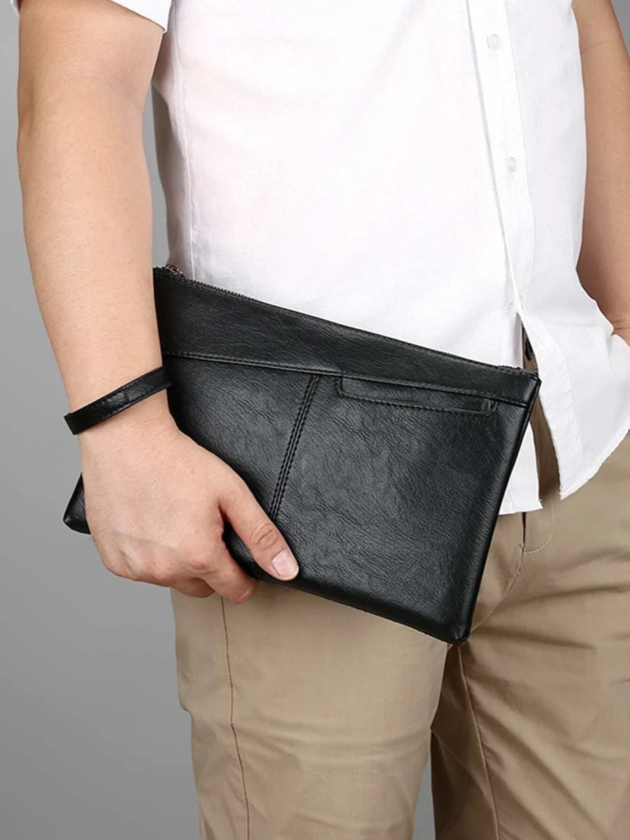 Carteras Para Hombre Billetera en Piel de Cuero Monedero Bolso Bolsas de  Mano