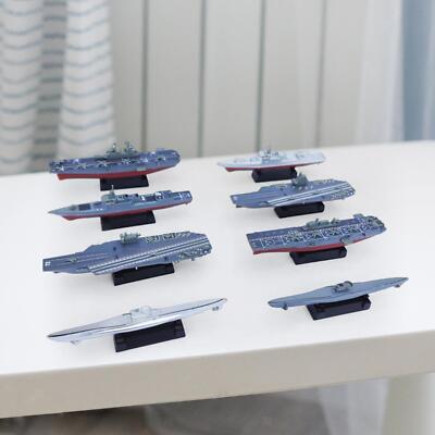 8 Stück Flugzeugträger Modell Kriegsschiff Modell Spielzeug für Erwachsene Kinder Mädchen