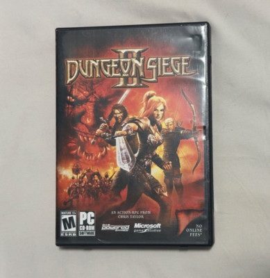 PC CD ROM GAME Microsoft DUNGEON SIEGE II Clamshell Small Box - tested