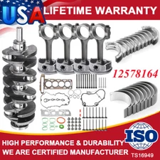 Engine Rebuild Overhaul Kit Crankshaft/Con Rods/Gasket Kit For Chevy GMC 2.4L US