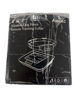 Aweec 2 In 1 Wireless Dog Fence  2 Training Collars With 2 Remotes New/openbox