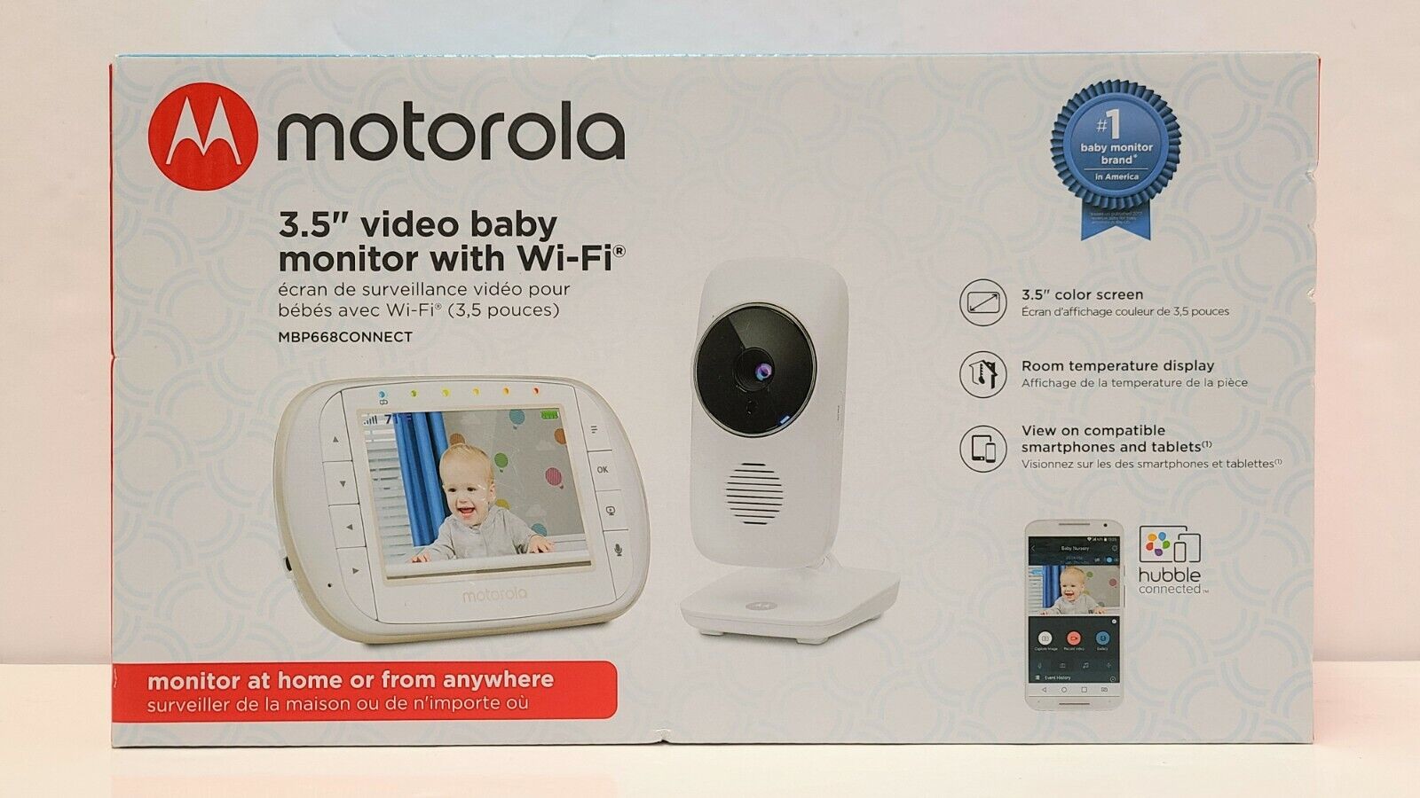 Motorola MBP668CONNECT HD Streaming Smart WiFi 2Way Talk Baby Mo