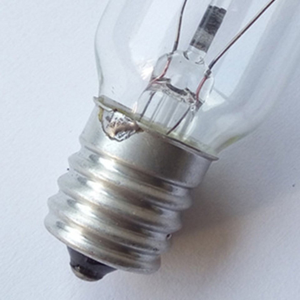 2pcs E17 Oven Light High Luminous Compact Microwave Stovetop Oven Lamp