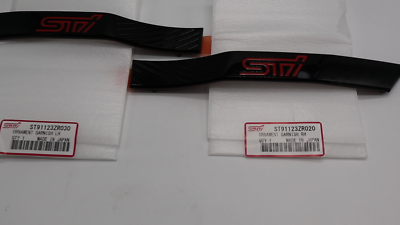 Subaru Sti Impreza WRX 08-14 R205 Black Fender Side Moldings OEM