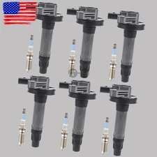 6Pack Ignition Coil &  Spark Plug For 2011-2017 Ford Explorer 3.5L V6