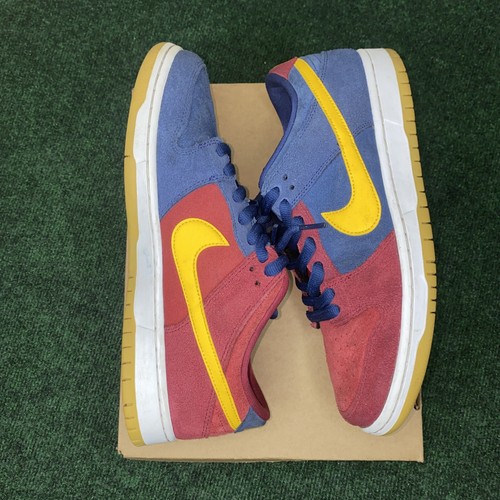 Size 9.5 - Nike SB Dunk Low Barcelona - Pre Owned - DJ0606 400 - FAST SHIPPING - Picture 7 of 12