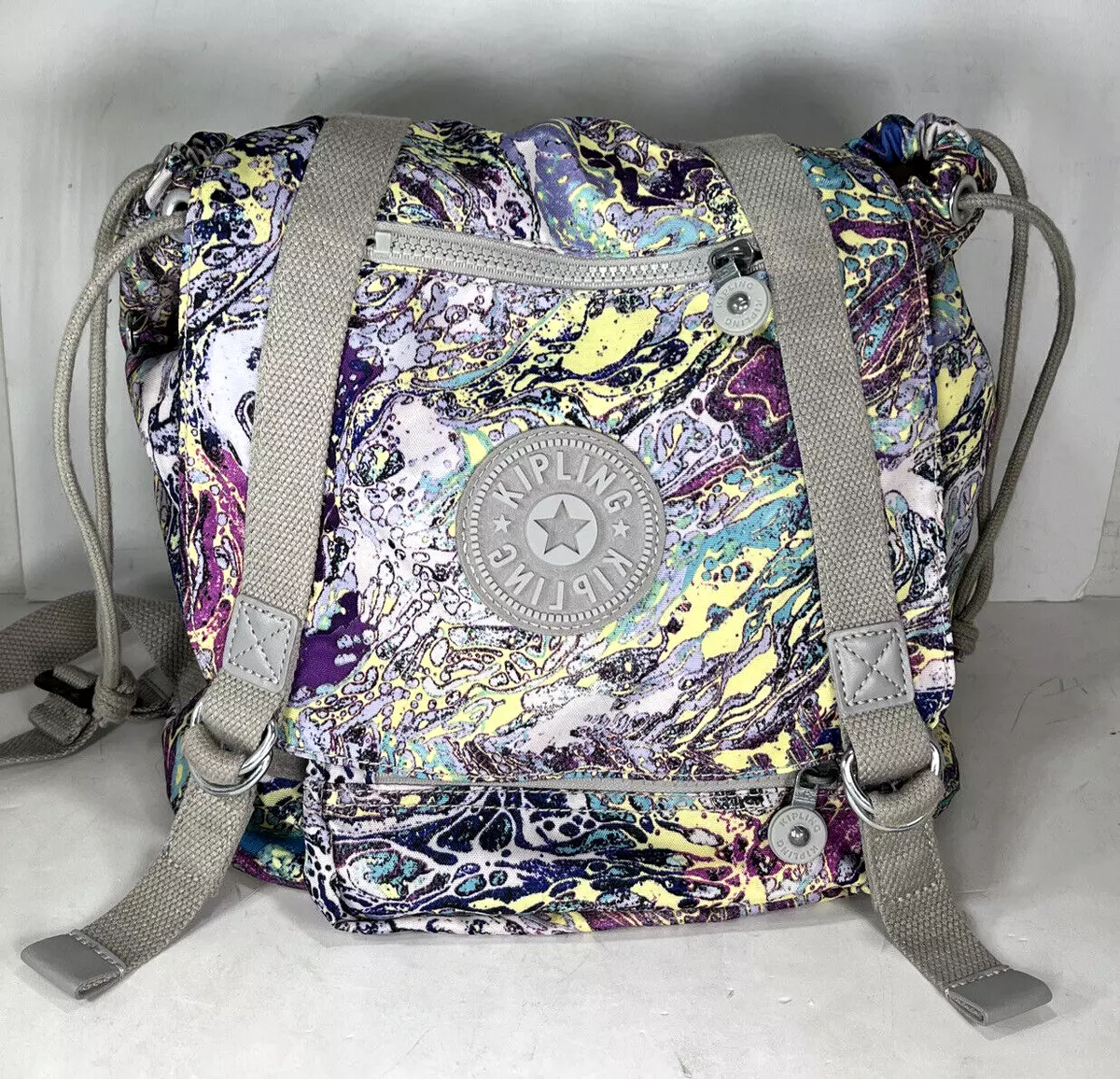 Kipling Multicolor Print Backpack | eBay