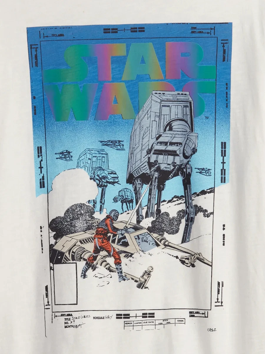 NWT Gap Kids Boys Star Wars T Shirt vintage flash effect u pick