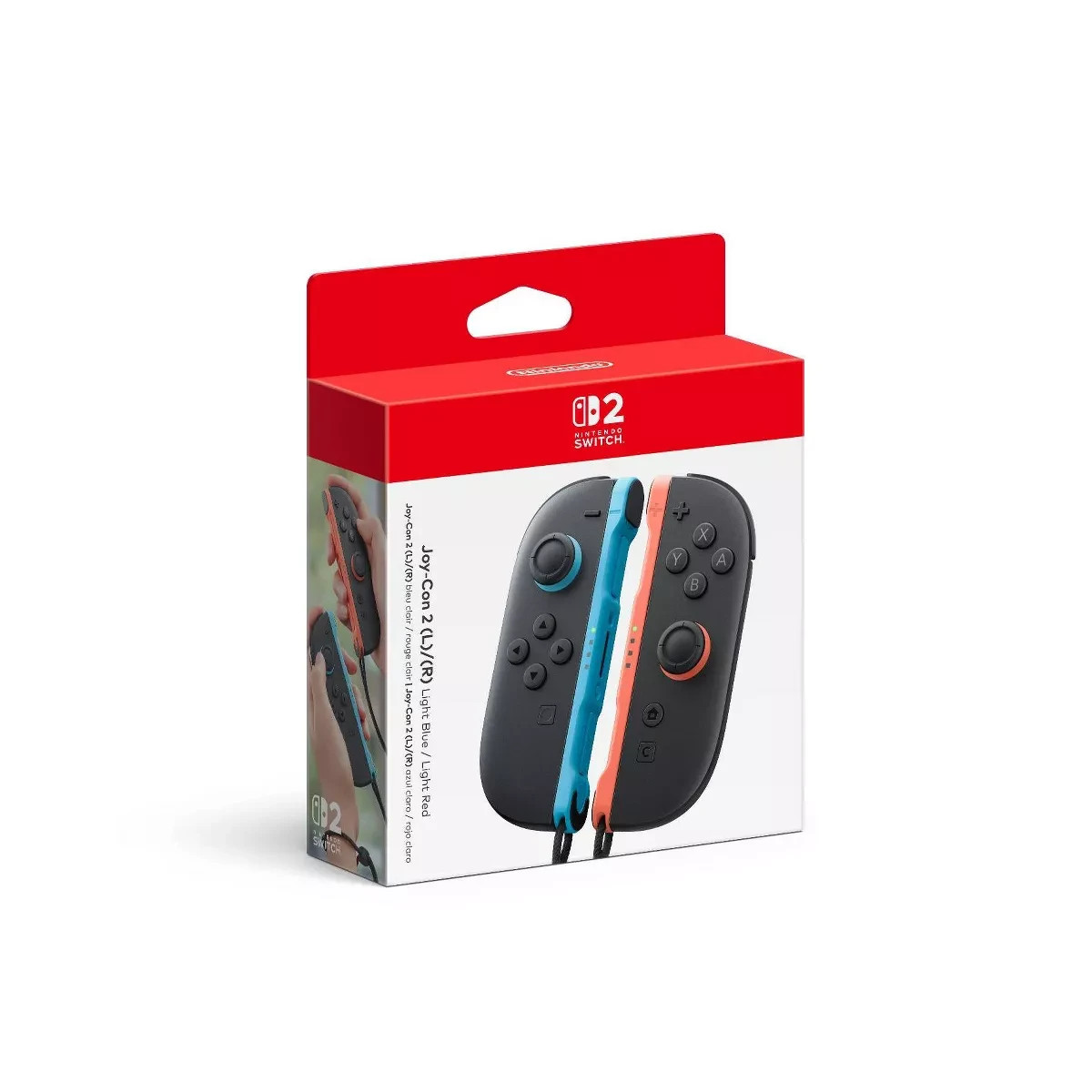Official Nintendo Switch 2 Joy-Con 2 L&sol;R - Light Blue&sol;Light Red