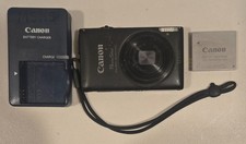 Canon PowerShot ELPH 300 HS 12.1MP Digital Camera - Black Cracked LCD
