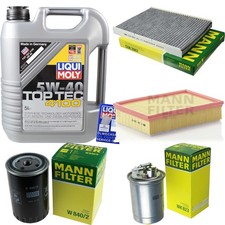 INSPEKTIONSKIT FILTER LIQUI MOLY ÖL 5L 5W-40 für VW Polo Variant 6KV5 1.9 TDI