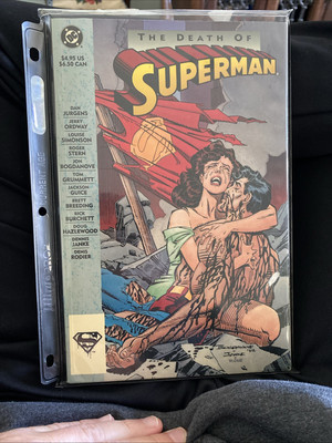 The Death of Superman Comic Book 1st Edition 1993 NM-Mint Unopened