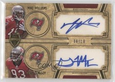 2010 Topps Supreme Dual Auto 6/10 Mike Williams Gerald McCoy #SDA-WGM Auto o3f
