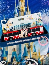 2025 Disney Parks Transport Diecast Bus Minnie Mouse New