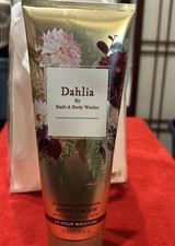 Bath Body Works Floral Dahlia Shea Butter Body Cream 8 Oz 24hr Moisture Flower
