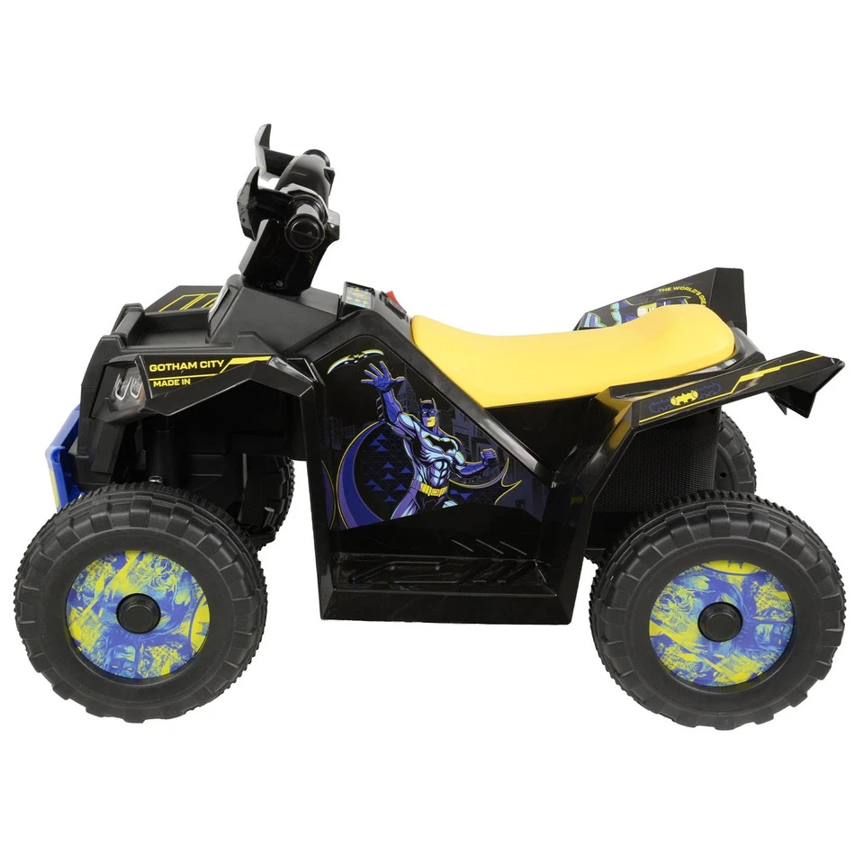 MoVe Batman 6v Electric Mini Quad Ride On Kids Outdoor Toys - Image 2 of 4
