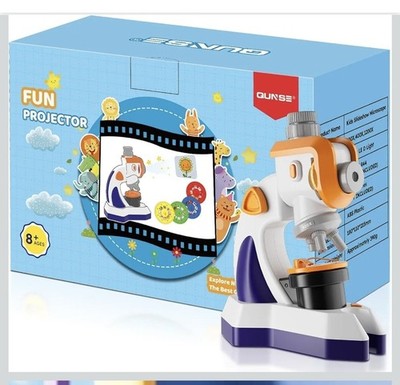 Mikroskop für Kinder Science Kit Spielzeug: 100X-1200X Multifunktionsprojektor 