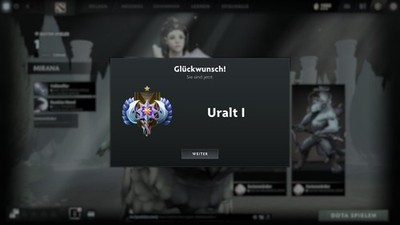 Dota 2: Ancient 1 (3900 MMR) Account mit 8600k Behavior Score, Mainpool! Arcana+