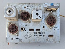 Fisher MPX-65 Vintage Tube Stereo Radio Tuner Multiplex Adaptor Module - AS-IS