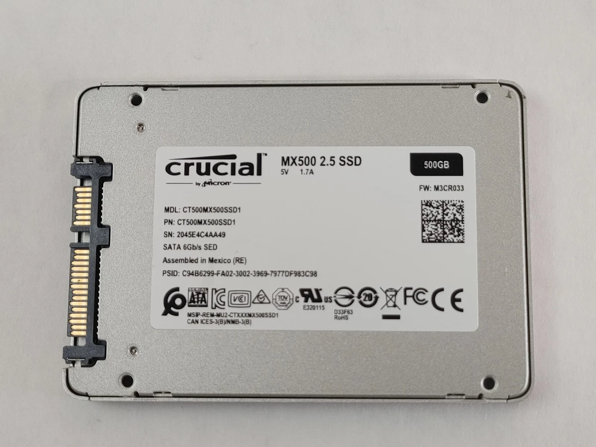 ③-WA499-Crucial SATA 500GB SSD 2.5 1点 【公式通販】