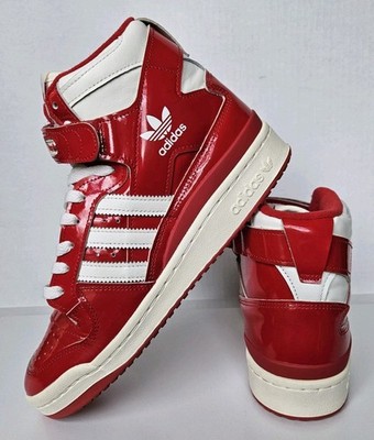RARE adidas originals Forum 84 High Red Patent GY6973 Mens Size US 8.5