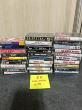 Vintage Lot Of Cassette Tapes Rock Mostly 80s